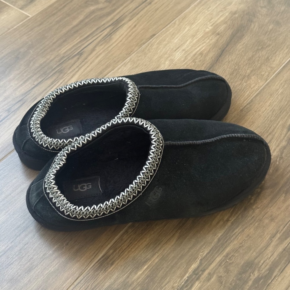 UGG Black Embroidered Tasman II Slipper - Picture 5 of 8